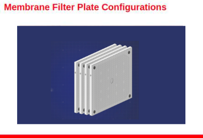 Membrane Plate Configuration for filter press